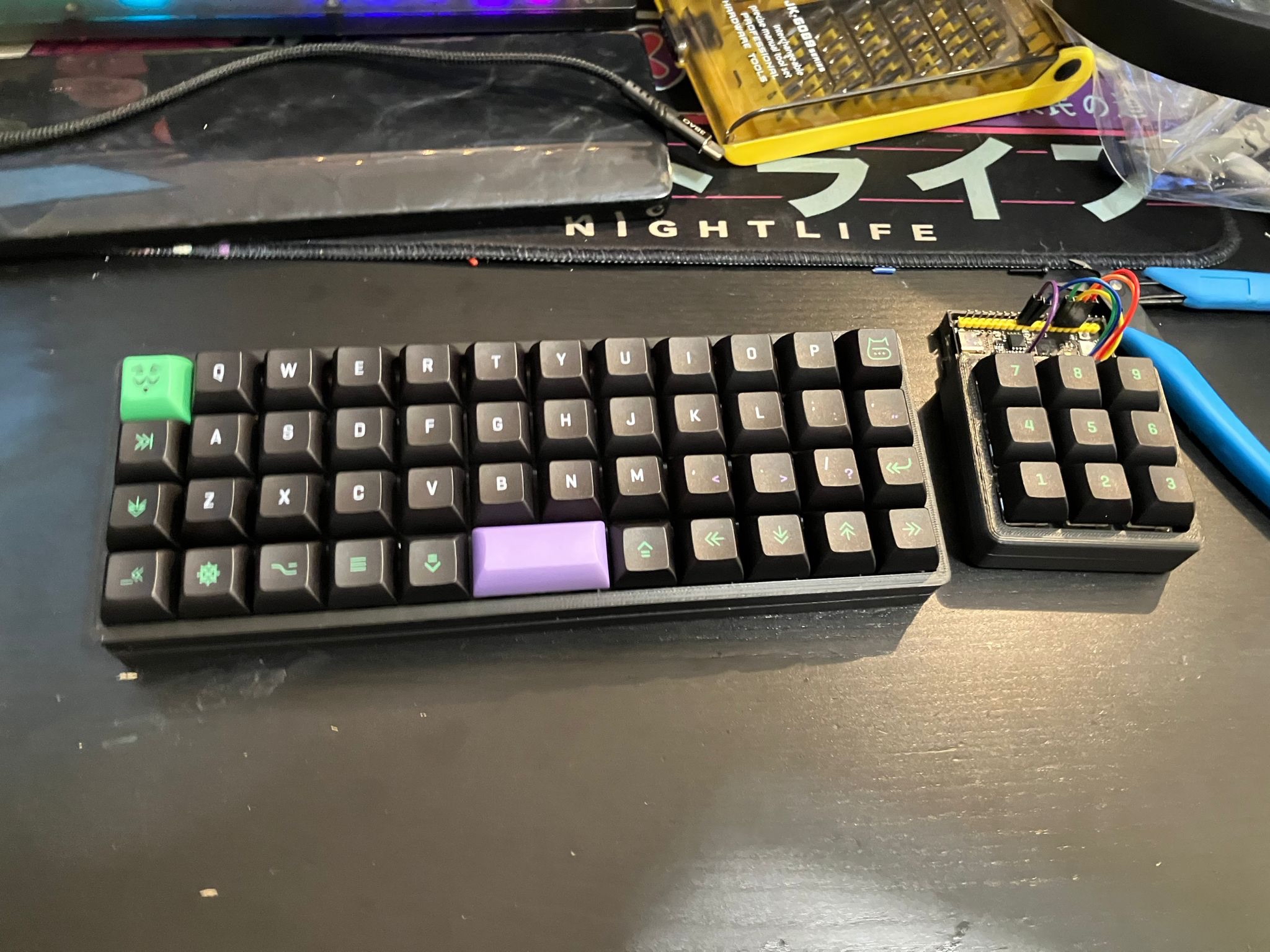 The finished keyboard